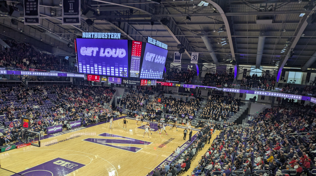 northwestern wisconsin basketball 001 1024x569 - Wisconsin vs Northwestern Basketball Game at Welsh Ryan Arena 2025