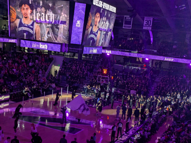 Wisconsin vs Northwestern Basketball Game at Welsh Ryan Arena 2025