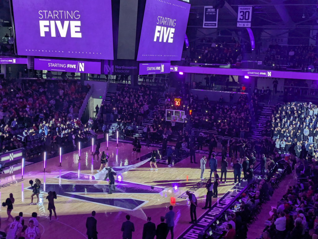 northwestern wisconsin basketball 003 1024x769 - Wisconsin vs Northwestern Basketball Game at Welsh Ryan Arena 2025